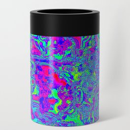 Cool Colors and Pink Psychedelic Design Can Cooler