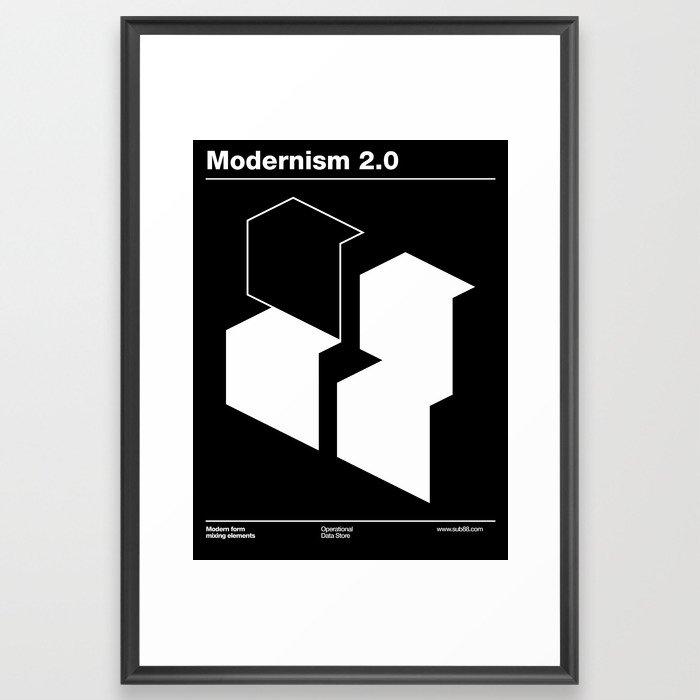 Modernism 2.0 Framed Art Print