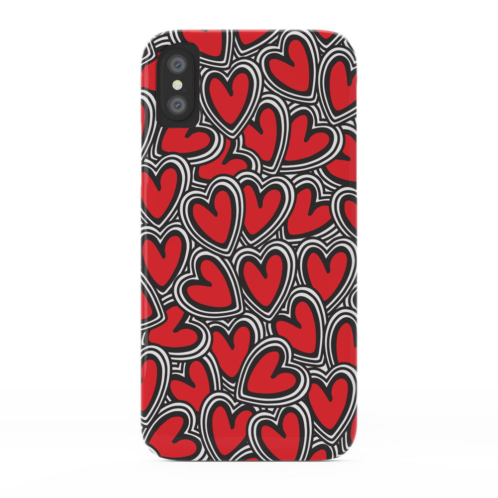 Love, Love, Love Phone Case by cafelab