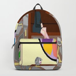 Busy Bodies (Digital Pew) Backpack | Pattern, Digital, Graphicdesign 