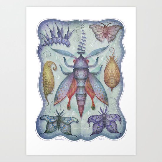 Entomology Tab. II Art Print