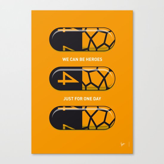 My SUPERHERO PILLS - The Thing Canvas Print