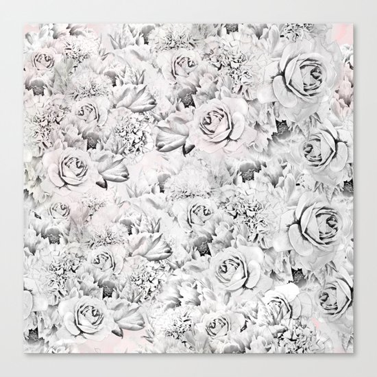 White roses Canvas Print