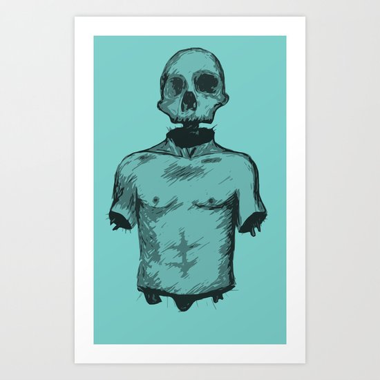 Skullboy Art Print