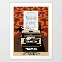 Shining alternate movie poster - overlook Art Print