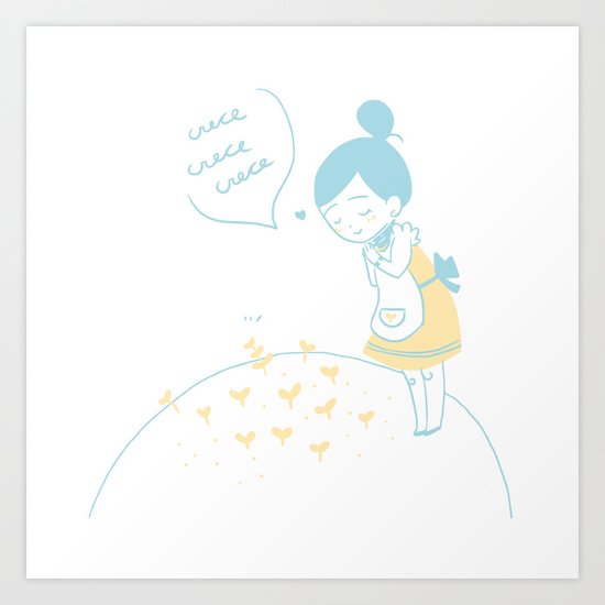 Crece Art Print