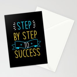 Step by Step to Success Stationery Card