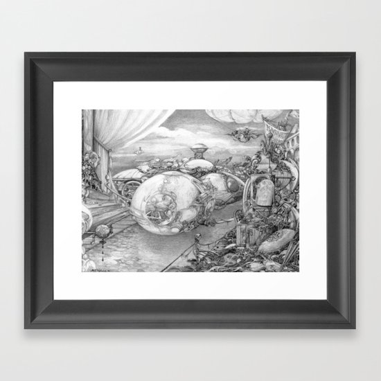DECEPTION SURPLUS Framed Art Print