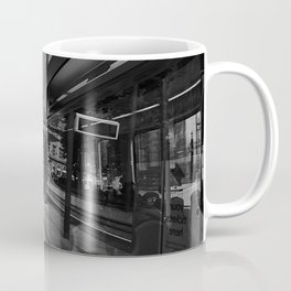 Edinburgh Tram in Black and White Coffee Mug