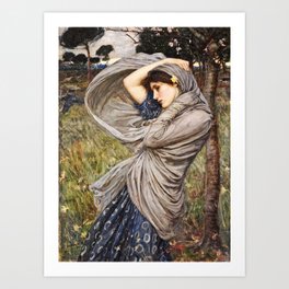 John William Waterhouse - Boreas Art Print