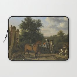 The Hunting Party, Adriaen van de Velde, 1669 Laptop Sleeve
