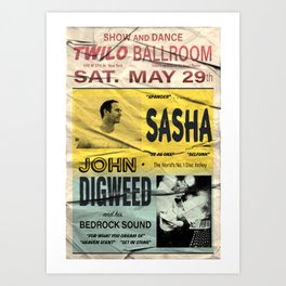 Sasha and John Digweed at Twilo, NY Art Print