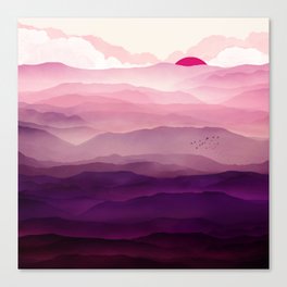 Ultra Violet Day Canvas Print