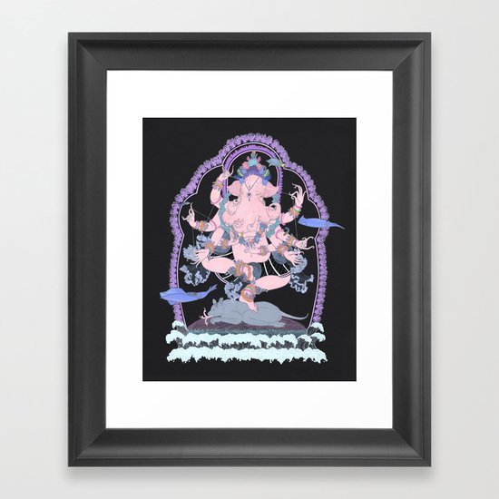 Long Lines Block the Path to Enlightenment Framed Art Print