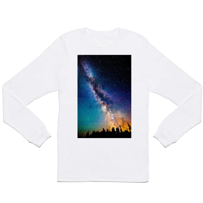 Milky Way Nights Long Sleeve T Shirt