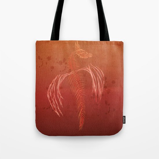 Dragon in red Tote Bag