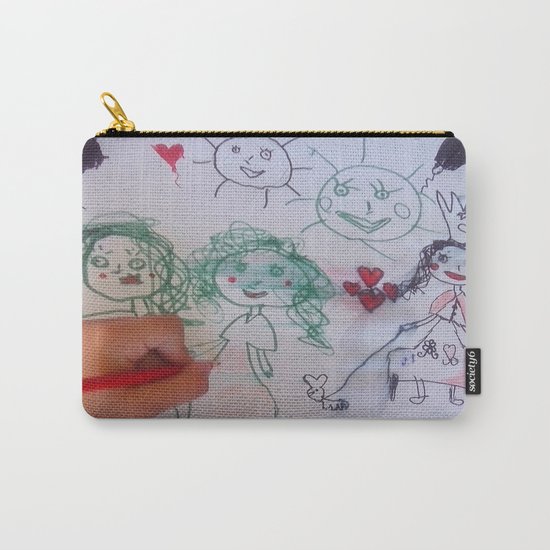 Me and my friends | Kids Drawing Carry-All Pouch