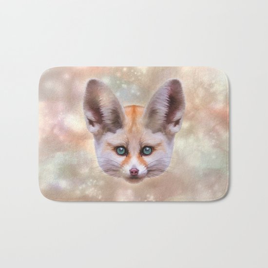 Fennec Fox Bath Mat
