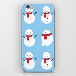 Snowman and Snow Owl iPhone Skin