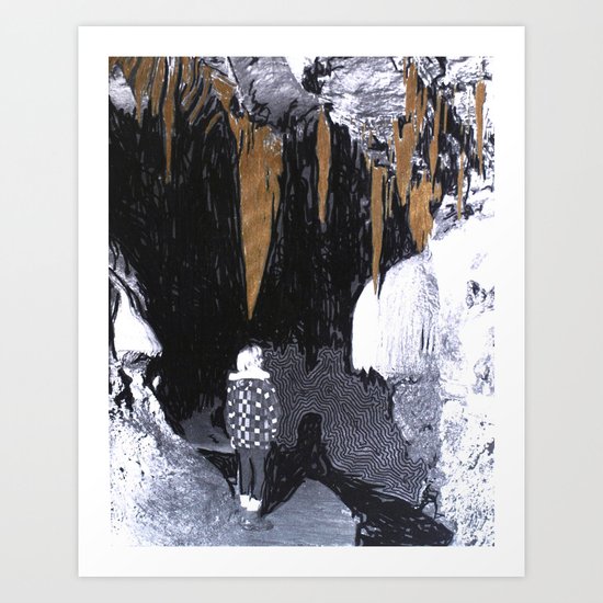 Cave Drawing VIII Art Print