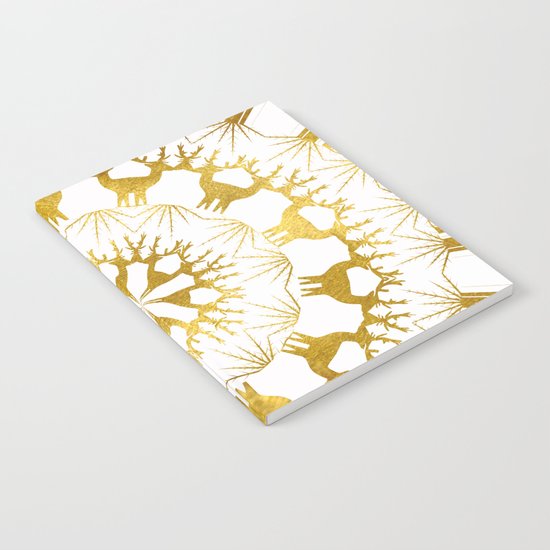 Gold Christmas 05 Notebook
