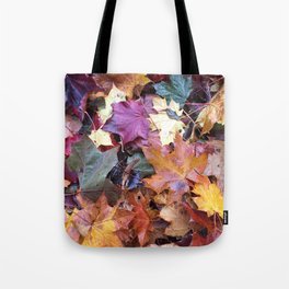 Fallen Fall Leaves Tote Bag