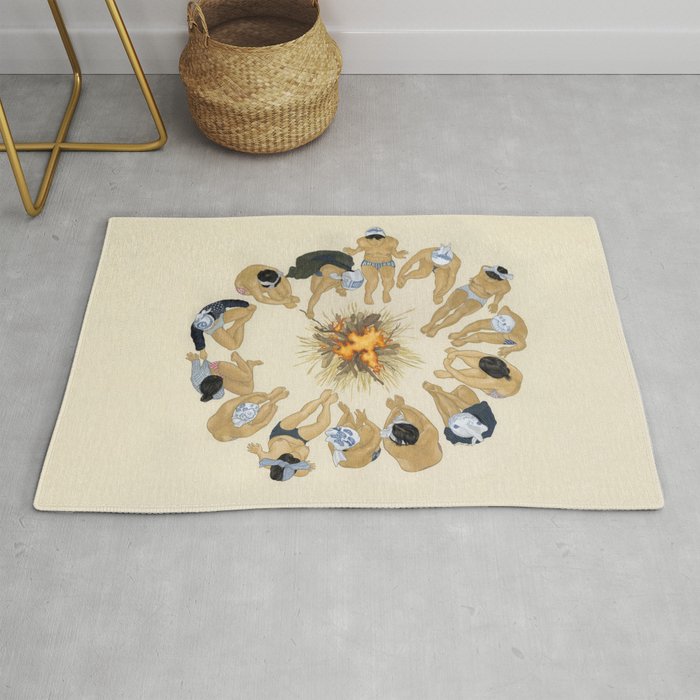 Finding Warmth Together Rug