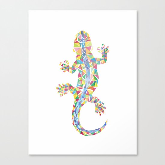 Barcelona Lizard Canvas Print