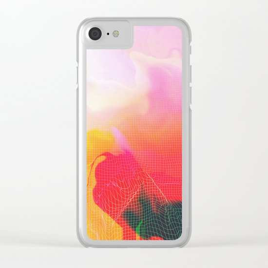 Glitch 05 Clear iPhone Case