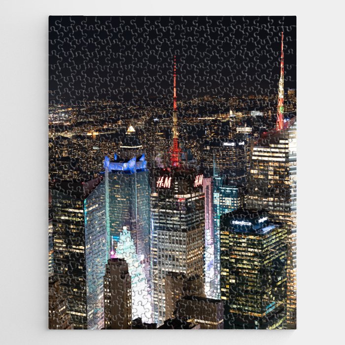 New York City | Night Photography in NYC Jigsaw Puzzle