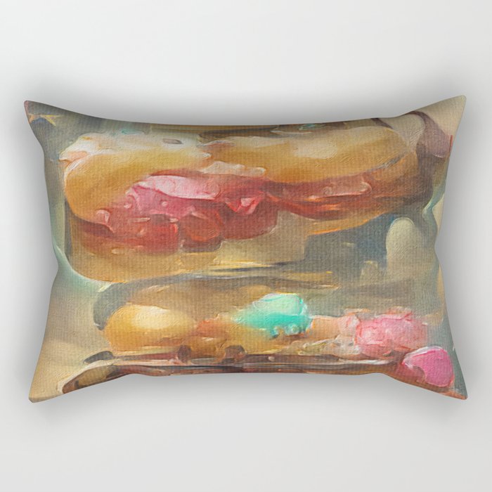 Jelly Donuts Rectangular Pillow