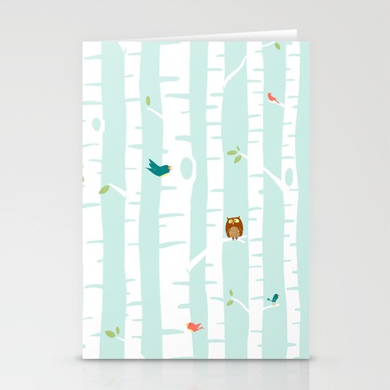 Trees Stationery Cards