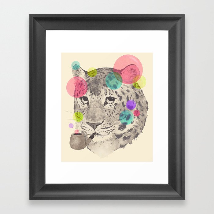 leopard changes his spots Framed Art Print