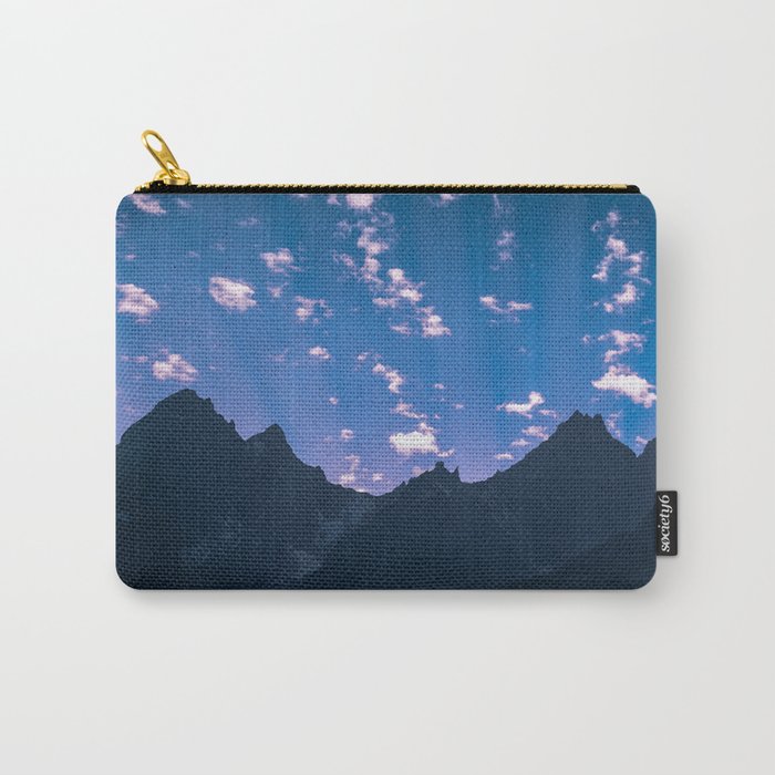 Grand Teton National Park Mountain Sunset Carry-All Pouch