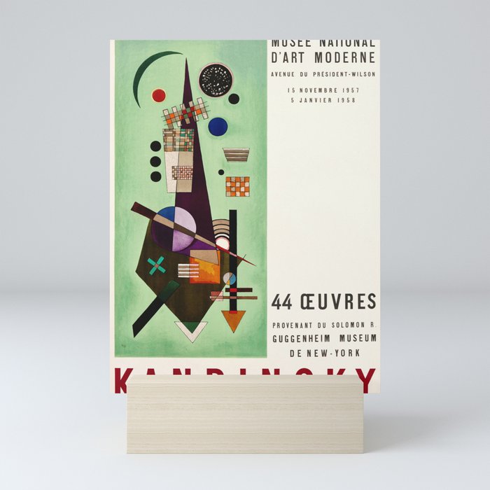 Kandinsky Exhibition poster 1957 Mini Art Print