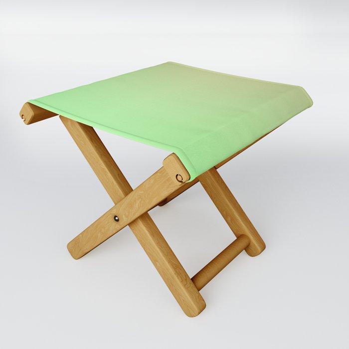 29 Green Gradient Background 220713 Minimalist Art Valourine Digital Design Folding Stool