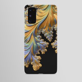 New Growth No1 yellow fractal  Android Case