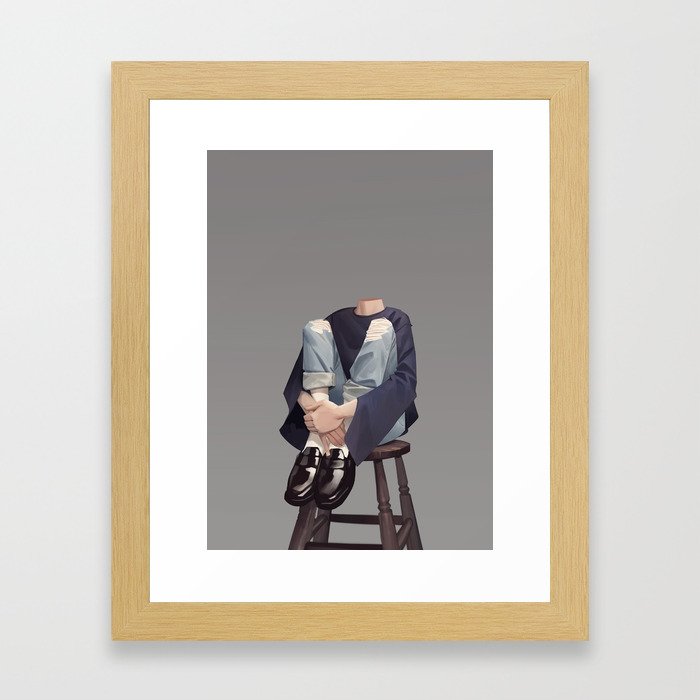 Headless Framed Art Print