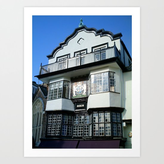 MOL'S COFFEE HOUSE EXETER DEVON Art Print