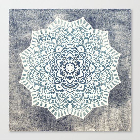 Fancy Boho Mandala Canvas Print