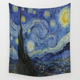 Starry Night  by Vincent van Gogh. Wall Tapestry