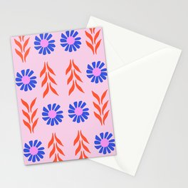 retro floral vines Stationery Cards