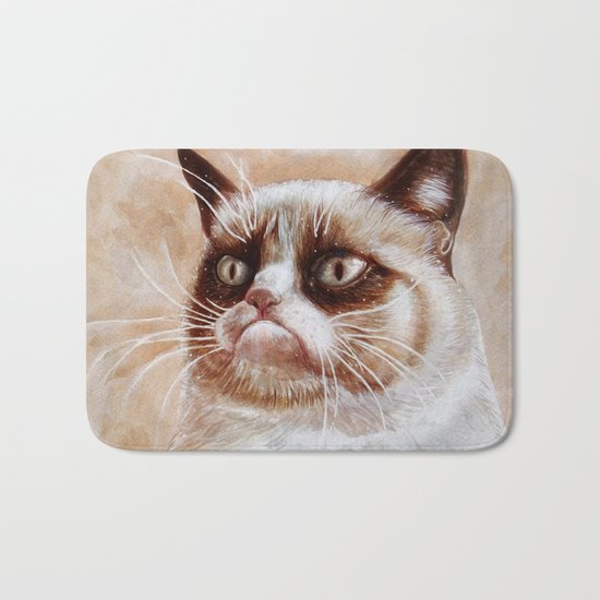 Grumpycat Bath Mat
