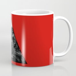 Red Mountain Coffee Mug | Digital, Mees, Meesart, Painting, Mee, Art, Mountains, Contemporary, Marble, Ink 