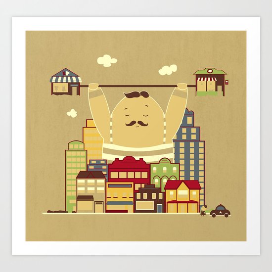 Shoplifter! Art Print