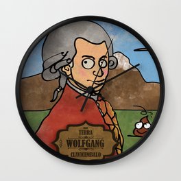 Wolfgang from Earth (Clavicembalo) Wall Clock