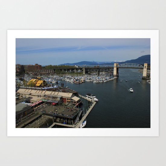 Sea Market Art Print