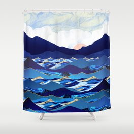 Ocean Blue Shower Curtain