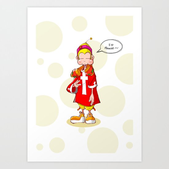 Peace mong Art Print