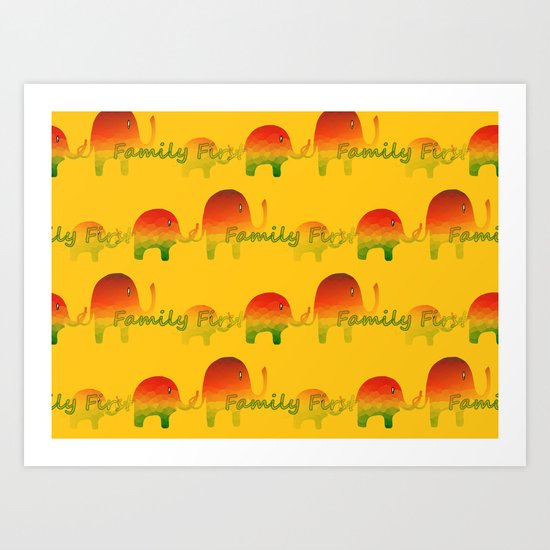 Family First Art Print